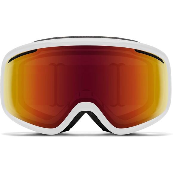 NWT Smith Unisex Vogue Goggle Red Sol-X Mirror White -OS - Picture 2 of 4